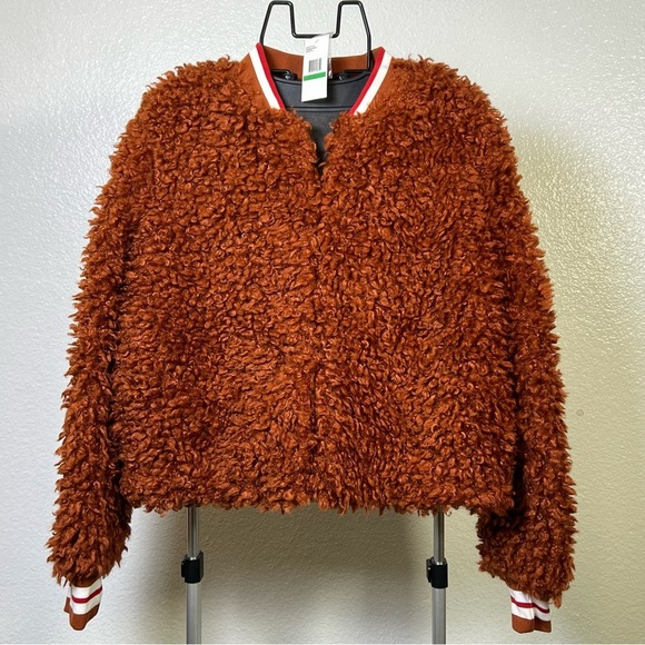 Jessica Simpson Women’s Kataleya Faux-Fur Jacket Size L - Picture 2 of 13